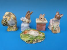 Five Beswick Beatrix Potter figures, 