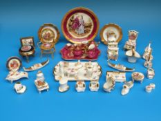 A collection of Limoges miniatures