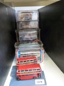 Fourteen Corgi Exclusive First Editions (EFE) and Original Omnibus Company (OOC) diecast model