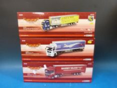 Five Corgi classics limited edition diecast model lorries Daniel Stewart 21402, Ferrymasters 21301,