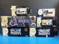 Six Corgi Guinness limited edition diecast model vehicles Kenworth T92555810,