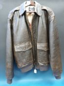 A Type A-2 Avirex leather Aviator jacket