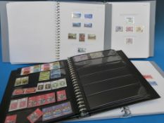 A collection of GB stamps in five albums,