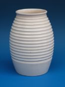 A Wedgwood Keith Murray ribbed vase