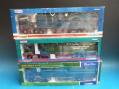 Three Corgi Hauliers of Renown 1:50 scale diecast model lorries Richard Read cc13408,