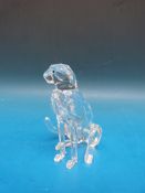 Swarovski crystal leopard.