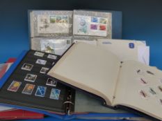 Various albums and stock books,