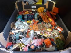 A collection of Corgi Dinky and Matchbox diecast model vehicles