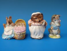 Three Beswick Beatrix Potter figures 