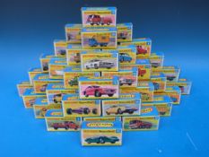 A collection of 53 matchbox Superfast diecast model vehicles (all in original boxes), to include 1,