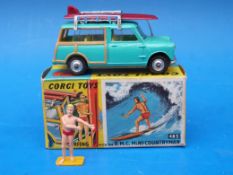 Corgi Surfing with the BMC Mini Countryman 485
