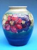 A 1930s Moorcroft bulbous vase in 