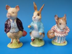 Three Beswick Beatrix Potter figures 