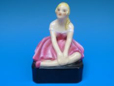 A rare Royal Worcester Phoebe Stabler figure 