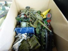 A box of toy cars etc