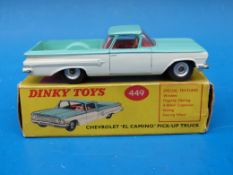 Dinky Toys diecast model Chevrolet 'El Camino' pick-up truck (in original box)