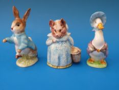 Three Beswick Beatrix Potter figures 