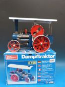 A Wilesco D410 traction engine,