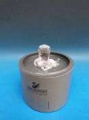 Swarovski crystal cobra (5cm tall,