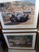 A pair of Graham Turner motoring prints 