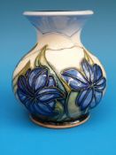A Moorcraft trial vase with 