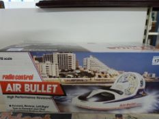 A boxed Nikko radio controlled hovercraft 