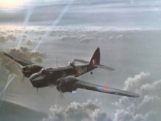 Gerald Coulson limited edition colour print 'Night of the Hunter' signed in pencil by the artist,