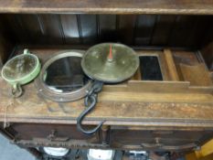 Two pairs of Salter scales,