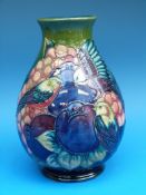 A Moorcroft vase in the 