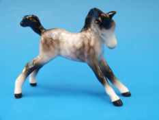 A Beswick foal in dappled grey colourway.