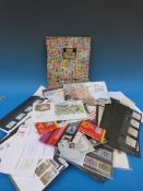 A large collection of GB mint stamps, many still in GPO packets together with first day covers,