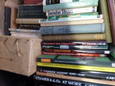 A quantity of railway and engineering books to include Gloucestershire, LMS,