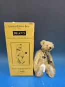 A Dean's limited edition bear (boxed,