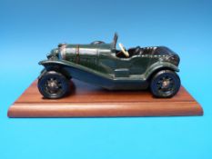 A Coalport limited edition Bentley tourer on base number 49 of 100