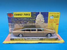 Corgi Toys Lincoln Continental executive limousine with illuminated TV screen, 262,