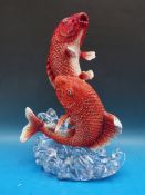 Swarovski Myriad Ji Xiang 'The Carps' limited edition 184 of 300 with certificate of authenticity