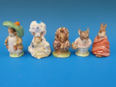 Five Beswick Beatrix Potter figures, 