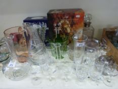 A quantity of glassware to include Royal Doulton, Caithness,