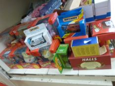 Eight Pokemon collectables together with various Matchbox and other diecast model vehicles all in