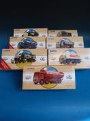 Seven Corgi diecast model lorries and tankers all in original boxes