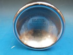 A Norman Bel Geddes Art Deco soda siphon 'Soda King' by Walter Kidde Co Inc USA