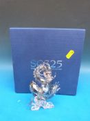 A Swarovski crystal Collectors Society Jubilee edition 'dragon' 1096752,