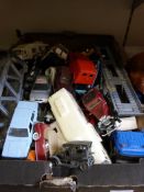 A large collection of Corgi and other diecast model vehicles