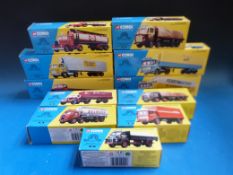 Eleven Corgi Classic limited edition diecast model lorries all in original boxes