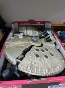 A quantity of Star Wars vehicles, figures and accessories.