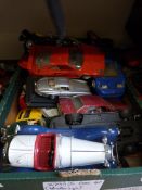 Twenty-five Burago large scale diecast model cars