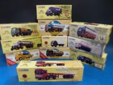 Eleven Corgi Classic diecast model lorries from the Brewery,