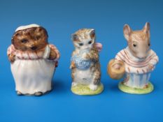 Three Beswick Beatrix Potter figures 