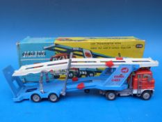Corgi Major Toys car transporter with Ford tilt cab 'H' series tractor, 1138,