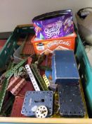 A quantity of Meccano including clockwork motors and instruction manuals including No 10 Outfit